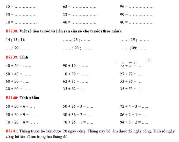 bai tap toan lop 1 co ban 1