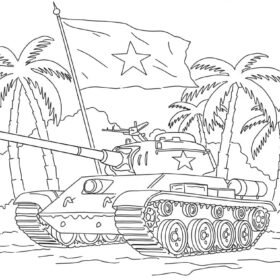 tranh to mau giai phong mien nam 30 4 1