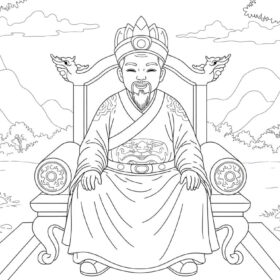 tranh to mau gio to hung vuong 2